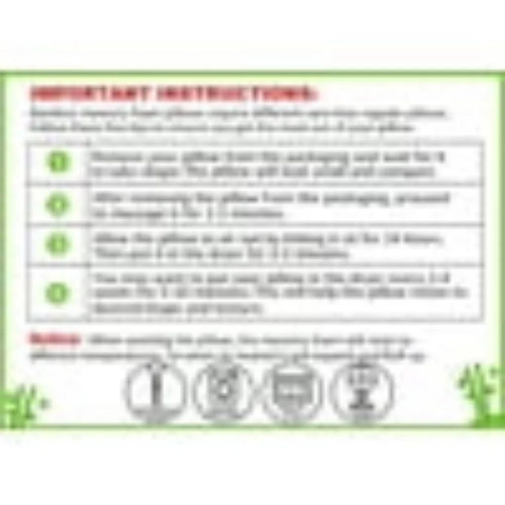 Bamboo Pillow Shredded Memory Foam for Sleeping Ultra Soft, Cool & Breathable